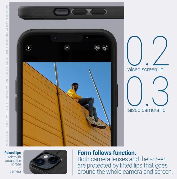 Produktbild Caseology Parallax Magsafe Case für Apple iPhone 14 Plus - matt black (Apple iPhone 14 Plus)