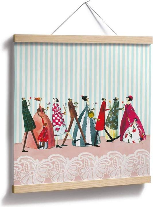 Produktbild Trenddeko Leffler - Familienbesuch (100 x 100 cm)