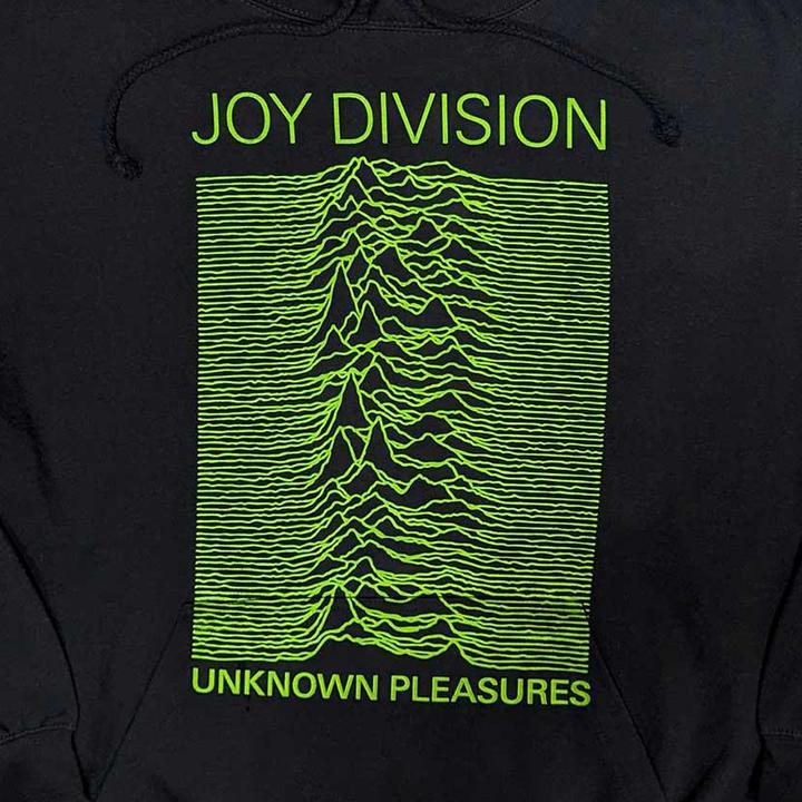 Immagine prodotto Joy Division Felpa con cappuccio unisexe adulte Unknown Pleasures (S)