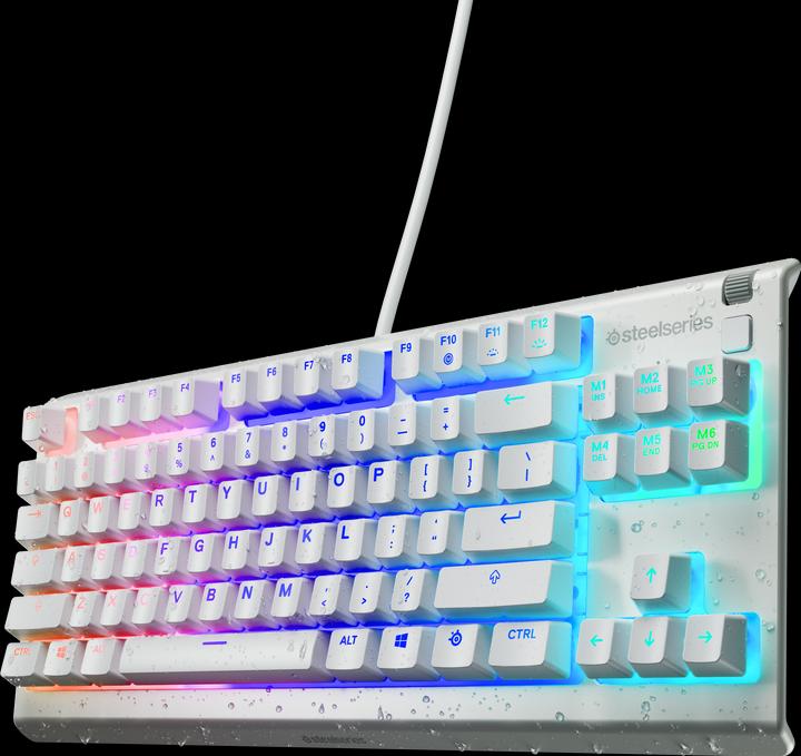 Actual product image SteelSeries Apex 3 TKL White DE (DE)