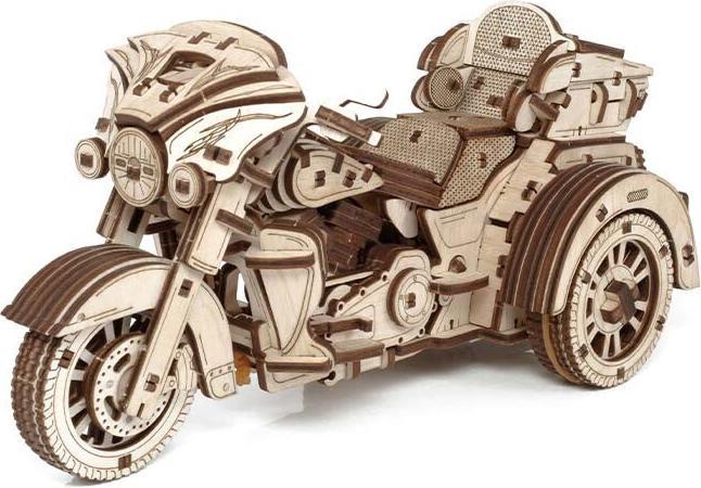 Image du produit Eco Wood Art Kit de maquette 3D en bois - Moto trike