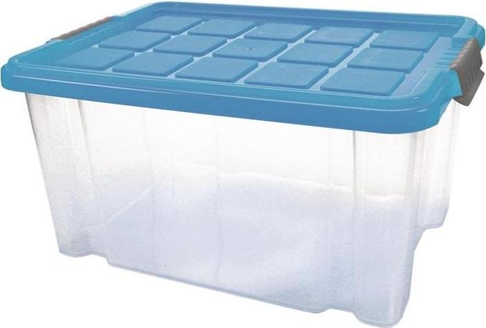 Produktbild Maier Kunststoffbehälter eckig 15 l PP transparent L400xB300xH200mm mit Deckel