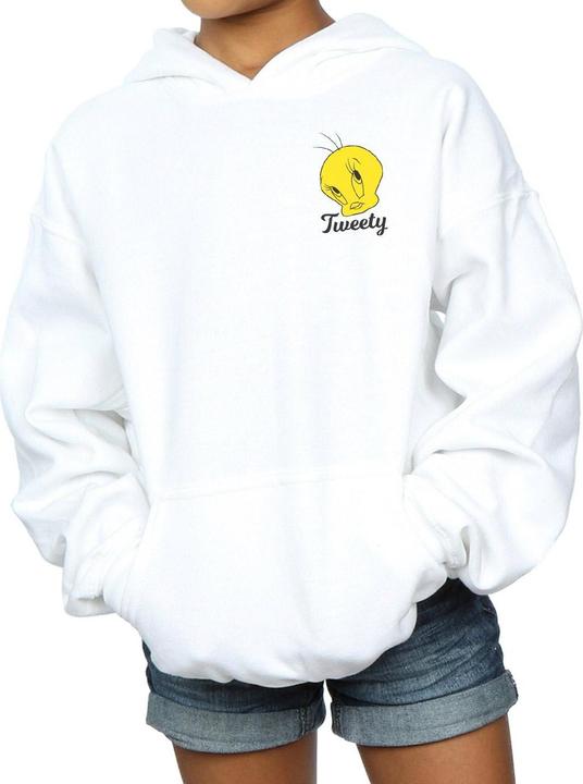 Immagine prodotto Looney Tunes Tweety Pie Head Felpa con Cappuccio Ragazze (128)