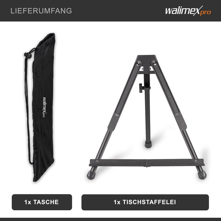 Produktbild Walimex pro Aluminium Tischstaffelei 40x60cm
