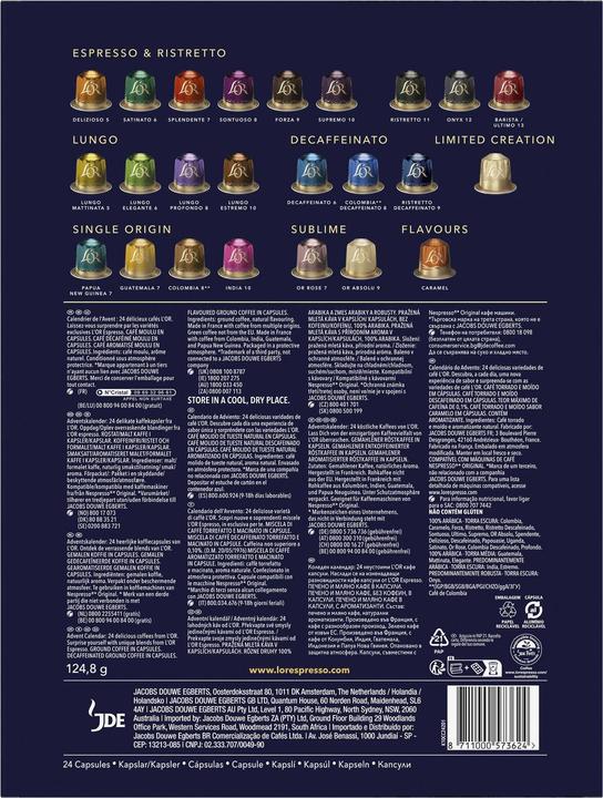 Actual product image L’OR Espresso Advent calendar (24 x Port.)