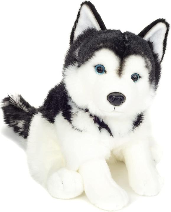 Teddy Hermann Husky sitting 30cm (12 cm)