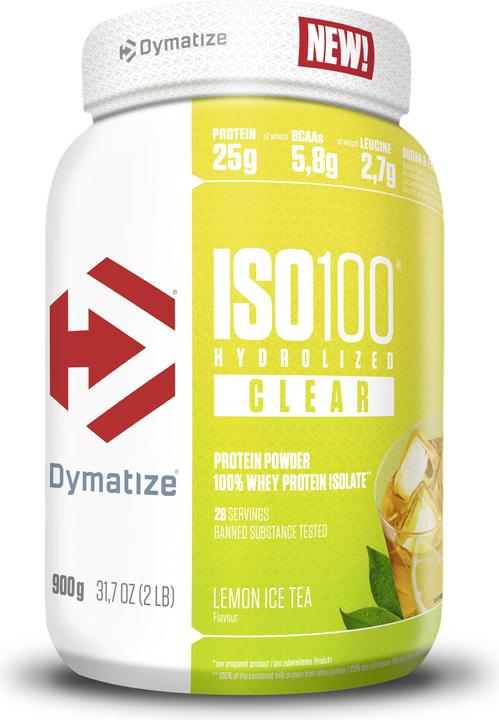 Produktbild Dymatize ISO100 Clear Whey (Lemon Ice Tea, 1 Stk., 900 g)