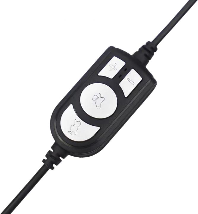 Produktbild Conceptronic Headset Geräuschunterdrückung,USB,2.0m schwarz (Kabelgebunden, USB-A)