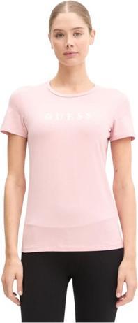 Actual product image Guess Damen T-Shirt New Carrie T-Shirt Rosa (L)