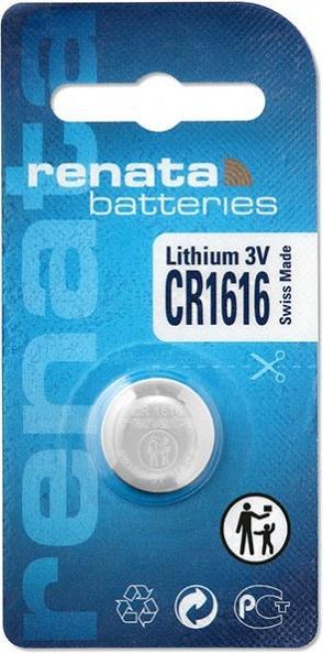 Produktbild Varta Lithium-Knopfbatterie CR1616 (1 Stk., CR1616, 50 mAh)