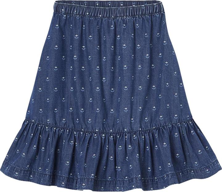 Image du produit Vertbaudet Jupe en jean fille avec volant (86)