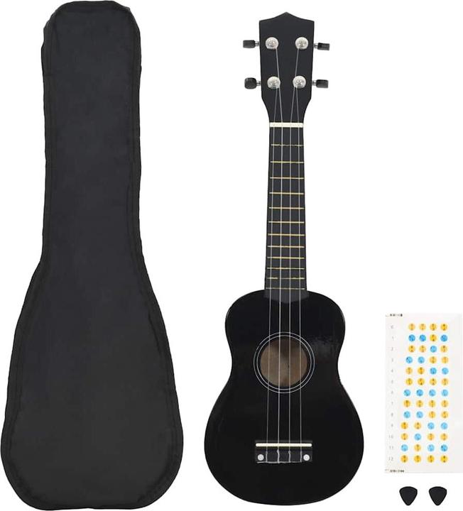 Image du produit VidaXL Ensemble de ukulélés soprano avec étui pour enfants 21 (Soprano, Soprano)