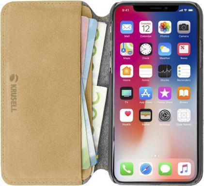 Produktbild Krusell Broby 4 Card SlimWallet Apple iPhone XS cognac (Apple iPhone X)