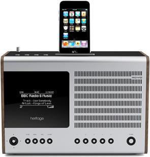 Revo Heritage Radio, DAB+, FM, WLAN Internet Radio, iPod