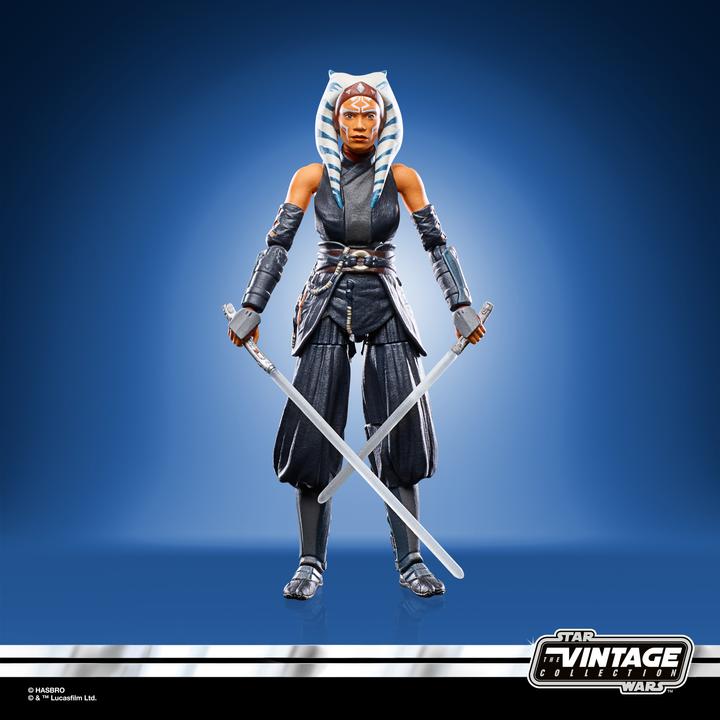 Actual product image Hasbro The Vintage Collection Ahsoka Tano (Corvus), 9,5 cm grosse Action-Figur zu Star Wars: The M
