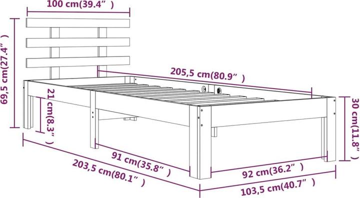Image du produit VidaXL Swana (100 x 200 cm)
