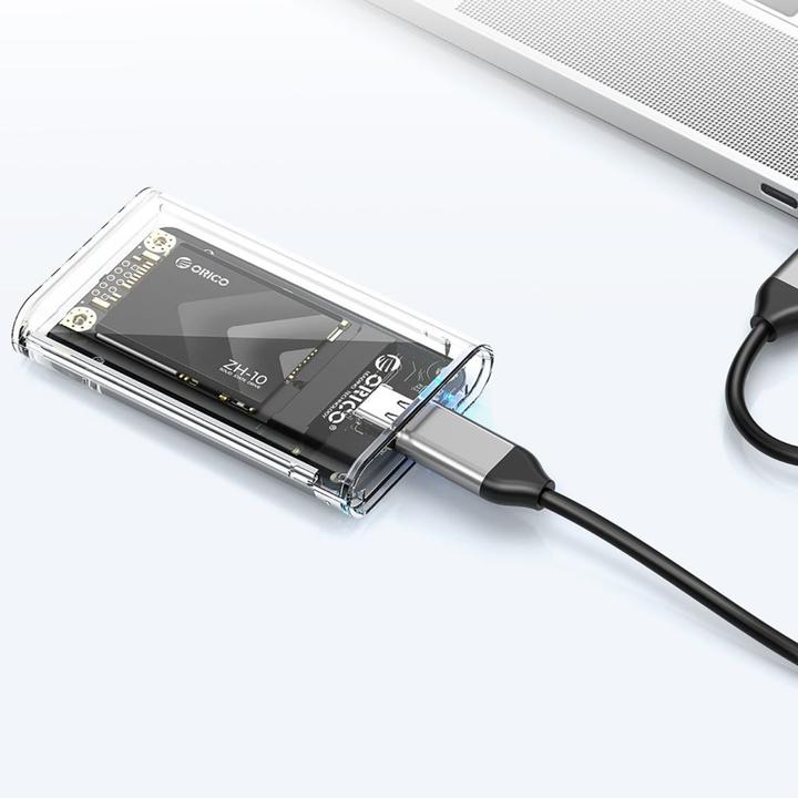 Produktbild Orico Other Computer Accessory TC10-MS MSATA USB-C 3.2 5Gb/s Disk Cartridge - Transparent (M.2 2242)
