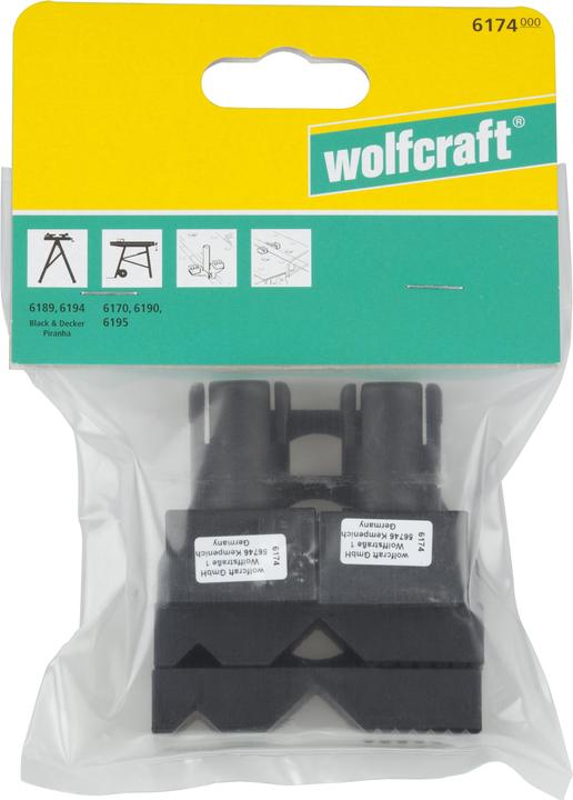 Actual product image wolfcraft wolfcraft 4 Kunststoffbacken zum Rundspannen (Plastic)