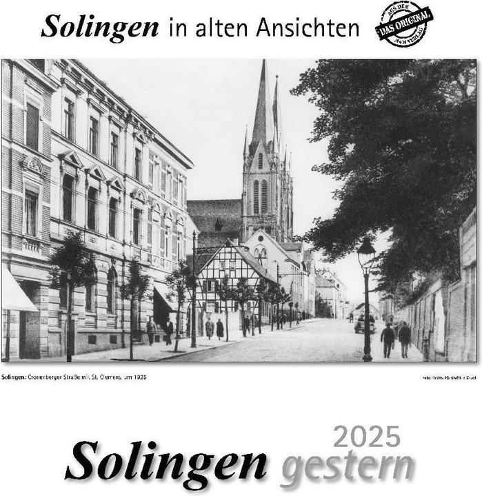 Produktbild Solingen gestern 2025 (Harter Einband, Deutsch)