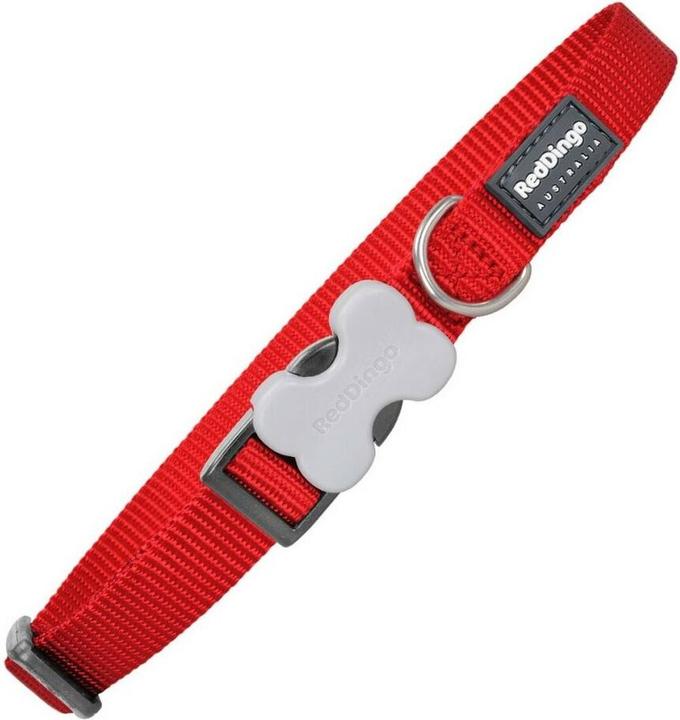 Produktbild Red Dingo Dog Collar Plain Red XS (XS, Hund, Allgemein)