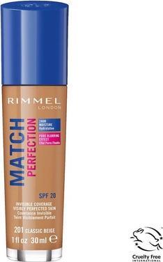 Actual product image Rimmel London Match Perfection SPF20 (201 Classic Beige)