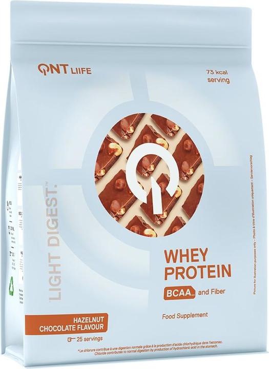 Produktbild QNT Light Digest Whey Protein (Haselnuss, 1 Stk., 500 g)