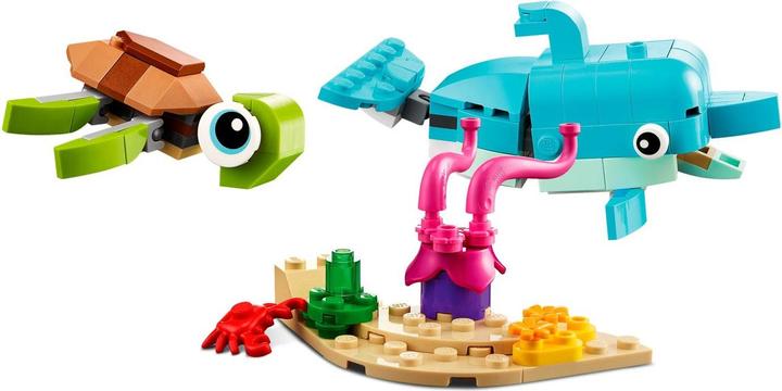 Image du produit LEGO Dauphin et tortue (31128, LEGO Creator 3-in-1)
