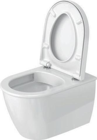 Produktbild Duravit Wand-WC DARLING NEW RIMLESS tief, 370x540mm HygieneGlaze weiss