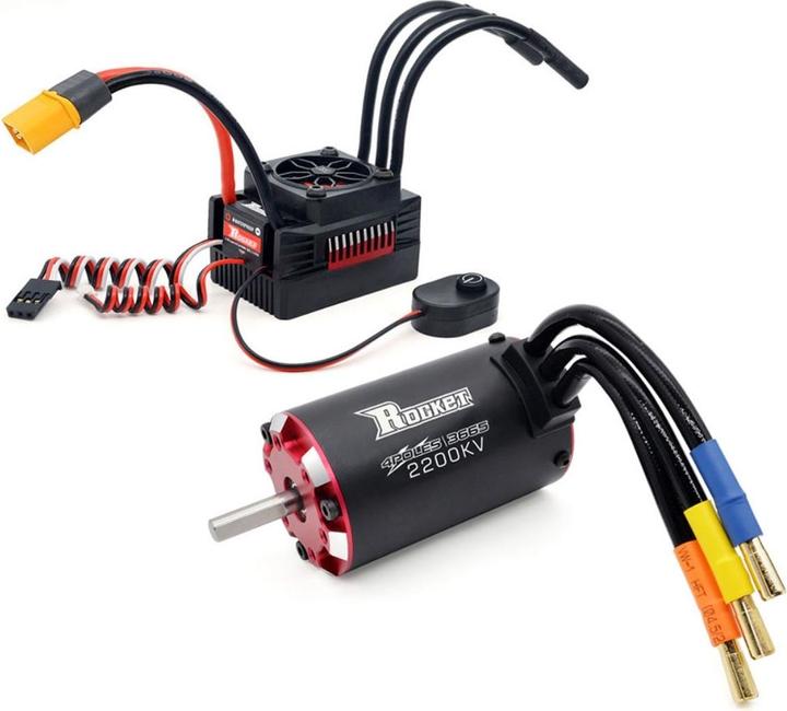 Produktbild Surpass Hobby Rocket V2 supersonic 3665 brushless motor 3150KV with 80A ESC combo