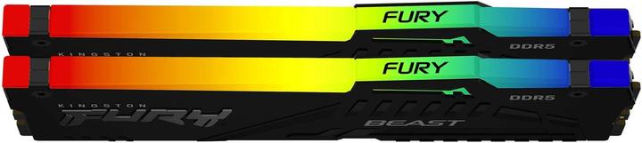 Actual product image Kingston 64GB 5600MT/s DDR5 CL36 DIMM (Kit of 2) FURY Beast RGB (2 x 32GB, 2800 MHz, DDR5 RAM, DIMM)