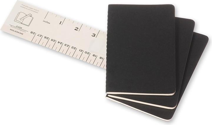 Actual product image Moleskine Cahier Pocket Set of 3 (A6, Lined, Soft cover)
