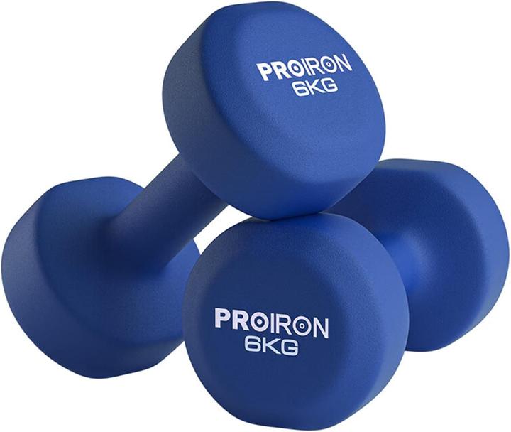 Actual product image Proiron 2-teiliges Kurzhantelset, 6 kg