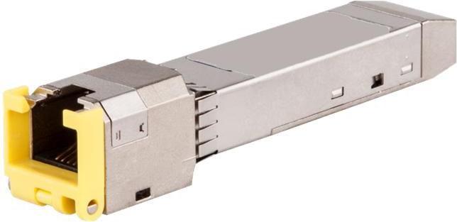 Actual product image HPE E Aruba Transceiver, 10GBASE-T, SFP+, RJ45 Revision C