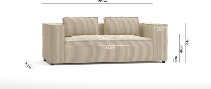 Actual product image Ropez Cloe (2 person sofa)