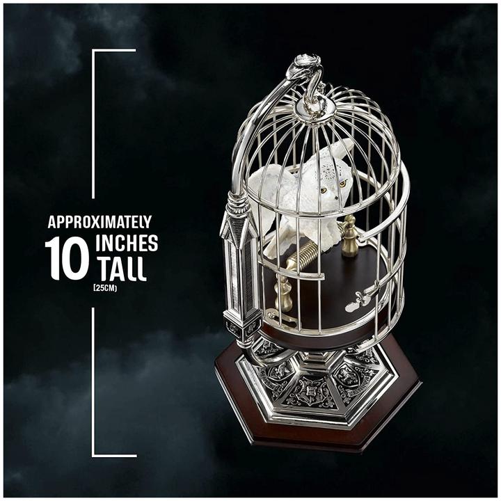 Image du produit Noble Collection Harry Potter Miniature Hedwig en cage