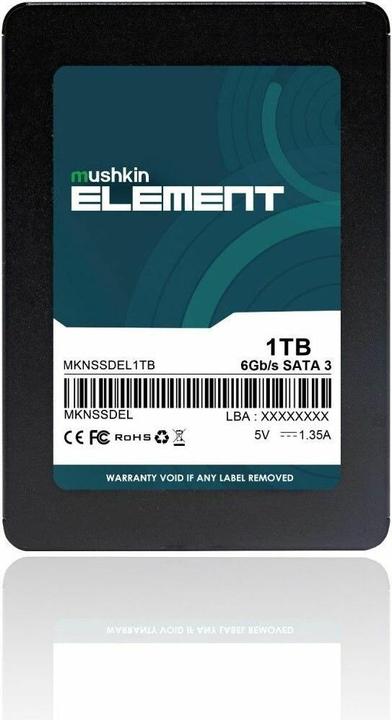 Mushkin SSD Element 2.5 1TB SATA3 (1000 GB, 2.5")