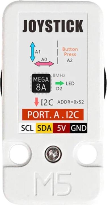 Actual product image M5Stack Joystick I2C Unit V1.1 MEGA8A