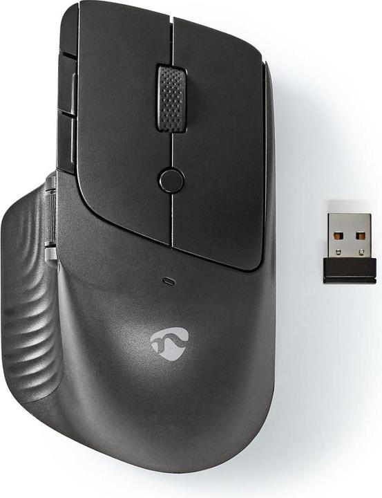 Produktbild Nedis Mouse | Drahtlos | 800 / 1200 / 1600 dpi | Einstellbar DPI | Anzahl Knöpfe: 6 | Rechtshändig (Kabellos)