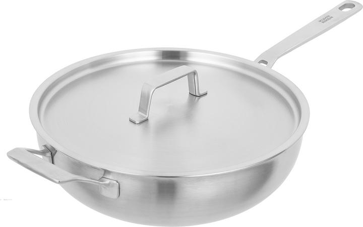 Productafbeelding Kuhn Rikon CULINARY FIVEPLY Wok sans revêtement Ø 28 cm (28 cm, Wokpan, Aluminium, Roestvrij staal)