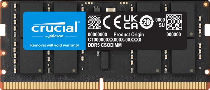 Produktbild Crucial 16GB DDR5-6400 CSODIMM (1 x 16GB, 3200 MHz, DDR5-RAM, SO-DIMM)