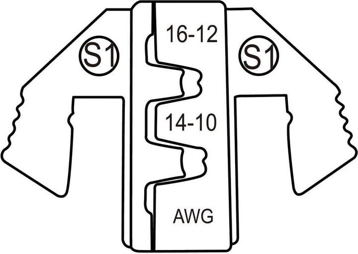Produktbild Toolcraft TO-9625905 Crimpeinsatz Anderson Power 45A Powerpole Stecker 1.5 bis (50.70 mm)