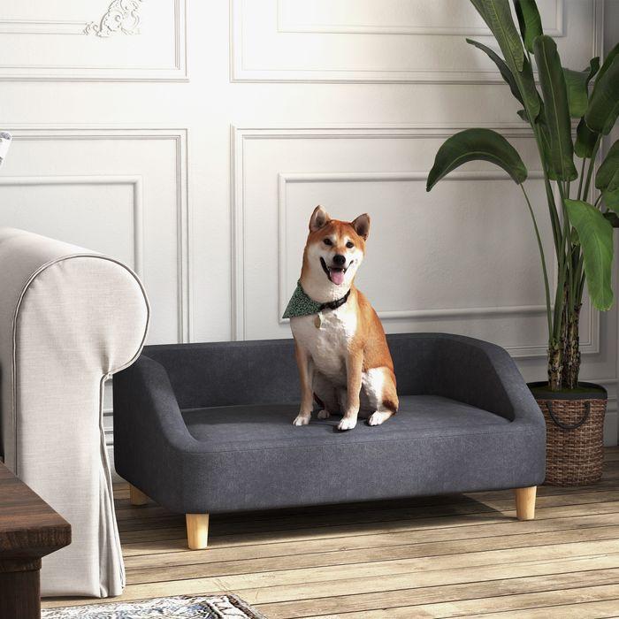 Produktbild Swisshandel24 Hundesofa, Haustiersofa Katzensofa Hundebett für mittelgrosse und grosse Hunde, Hundecouch mit Erhöh (Hund)