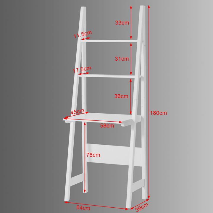 Produktbild SoBuy Bücherregal (64 x 39 x 180 cm)