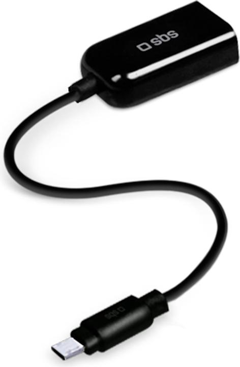 Actual product image SBS Otg Cable with USB adapter for smartphone and tablet (0.13 m, USB 2.0)