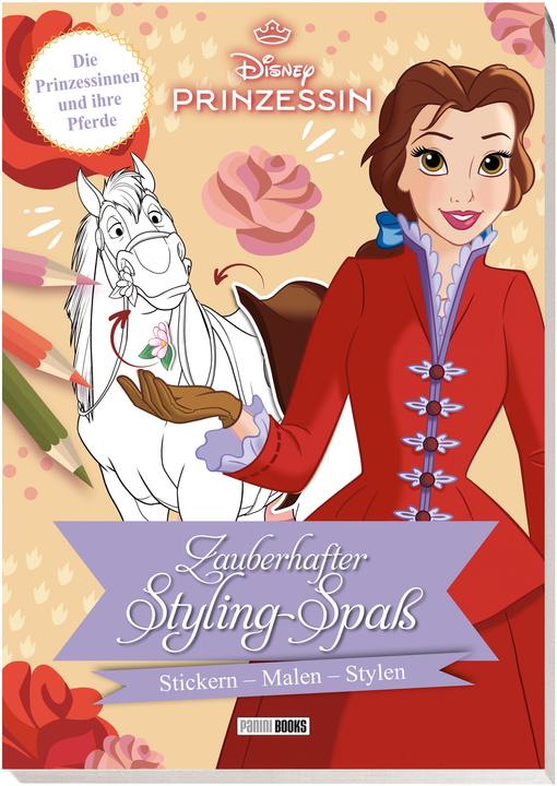 Produktbild Panini Disney Prinzessin: Zauberhafter Styling-Spass - Stickern - Malen - Stylen