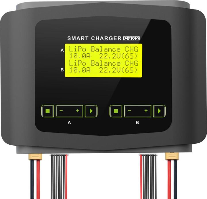 Actual product image HTRC Ladegerät DUO C6X2 150W (10A)