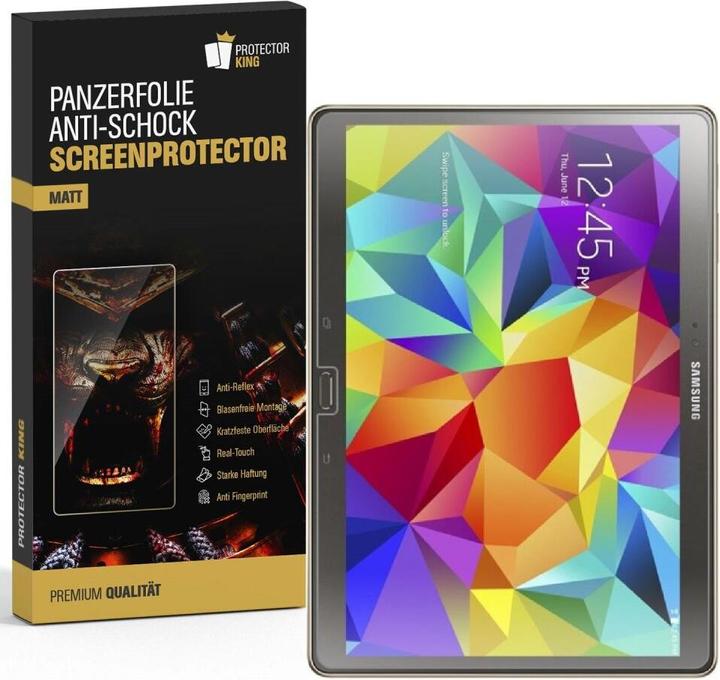 Produktbild Protectorking 4x Panzerfolie Anti-Shock matt entspiegelt (4 Stück, Galaxy Tab S 10.5)