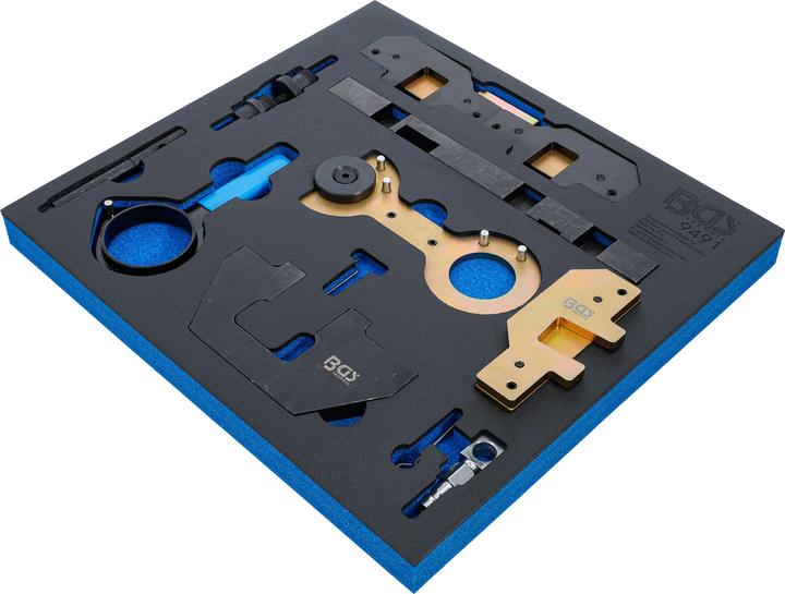 Image du produit BGS Insert de servante d’atelier 2/3 : Coffret de calage pour BMW M40, M44, M50, M52, M54, M56 (1 x)