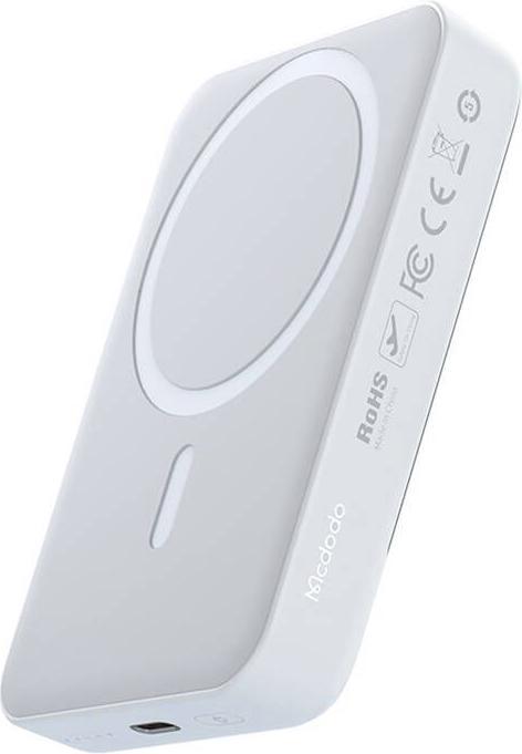 Mcdodo MC-4260 Magnetic Power Bank 10000mAh, 20W (white) (10000 mAh, 15 W)