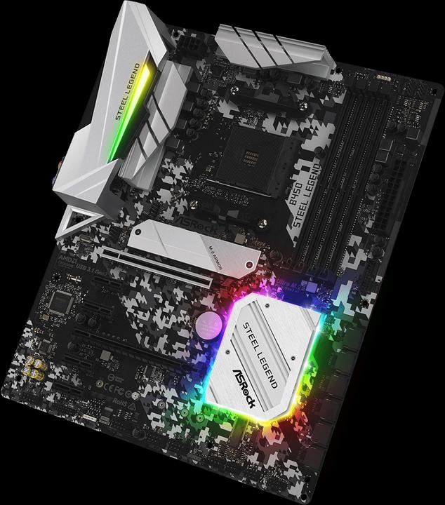 Produktbild AsRock B450 Steel Legend (AM4, AMD B450, ATX)